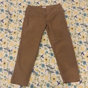 J.Crew dark tan capri pants size 2 P3